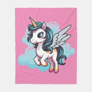 Manta Polar 🌈 "Sueños Encantados" Unicornio Funda 🦄