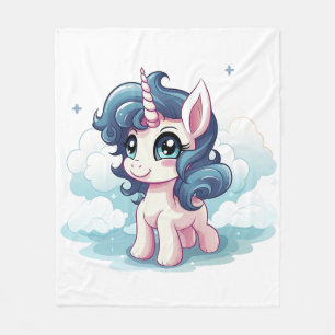 Manta Polar 🌈 "Sueños Encantados" Unicornio Funda 🦄