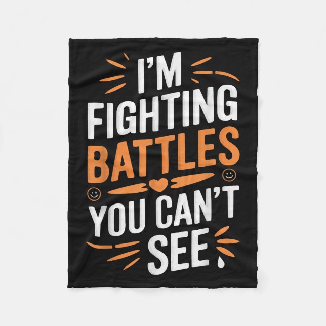 Manta Polar Suicide Awareness Depression Anxiety Mental Health (Anverso)