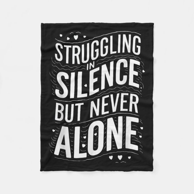 Manta Polar Suicide Awareness Depression Anxiety Mental Health (Anverso)