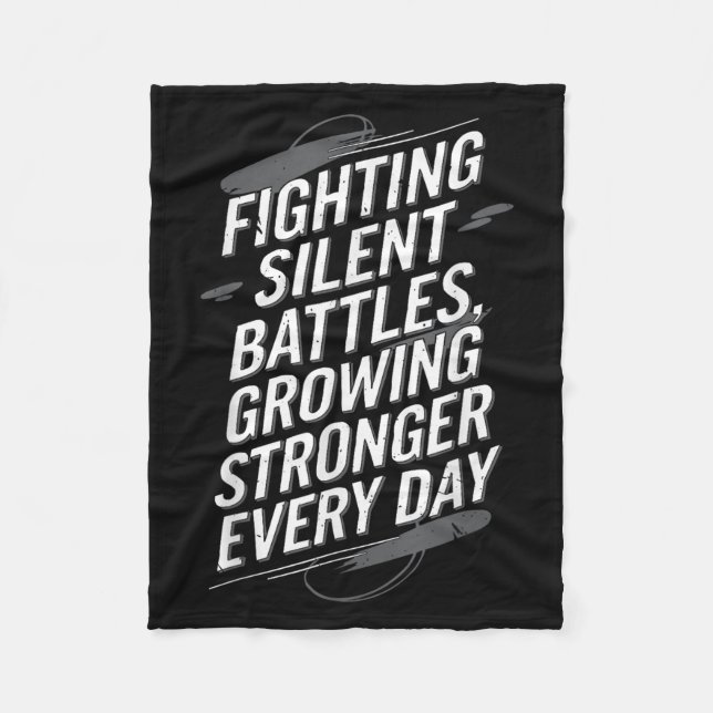 Manta Polar Suicide Awareness Depression Anxiety Mental Health (Anverso)