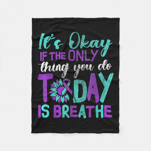 Manta Polar Suicide Awareness Suicide Prevention Suprt Survivo (Anverso)