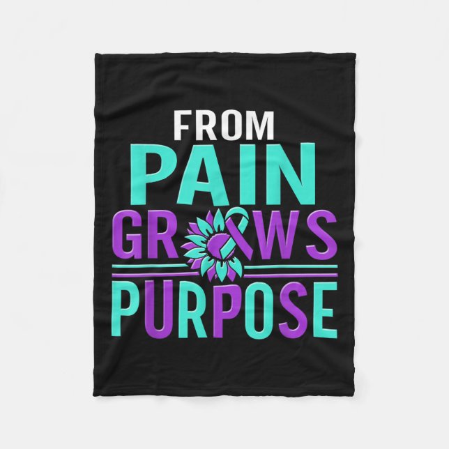 Manta Polar Suicide Awareness Suicide Prevention Suprt Survivo (Anverso)