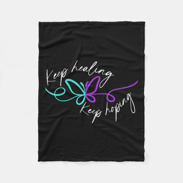 Manta Polar Suicide Awareness Suicide Prevention Suprt Survivo (Anverso)