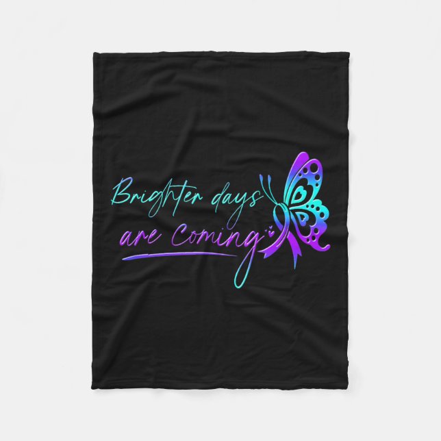 Manta Polar Suicide Awareness Suicide Prevention Suprt Survivo (Anverso)