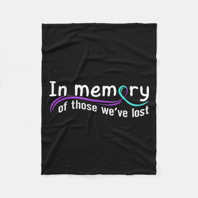 Manta Polar Suicide Awareness Suicide Prevention Suprt Survivo (Anverso)