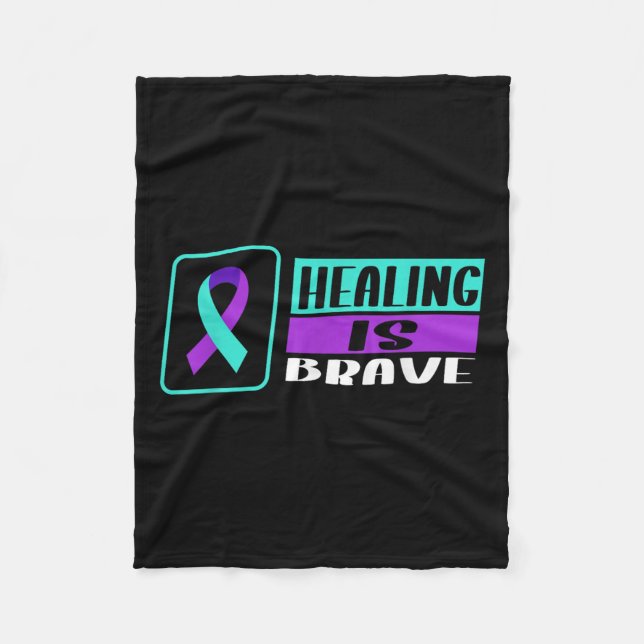 Manta Polar Suicide Awareness Suicide Prevention Suprt Survivo (Anverso)