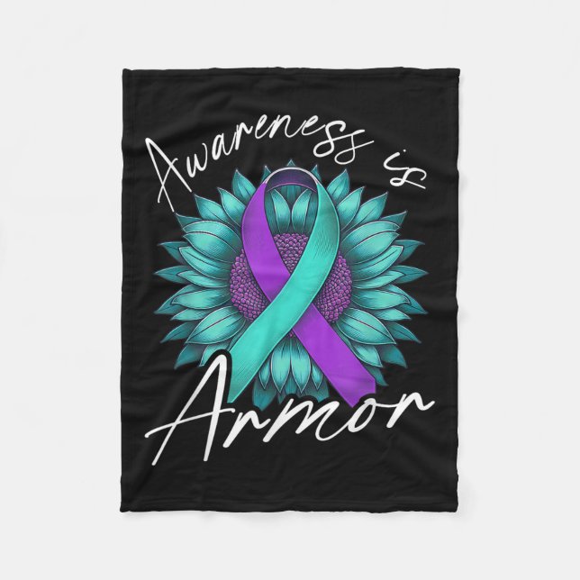 Manta Polar Suicide Awareness Suicide Prevention Suprt Survivo (Anverso)