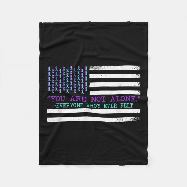 Manta Polar Suicide Awareness Suicide Prevention Suprt Survivo (Anverso)