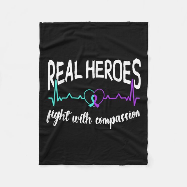 Manta Polar Suicide Awareness Suicide Prevention Suprt Survivo (Anverso)