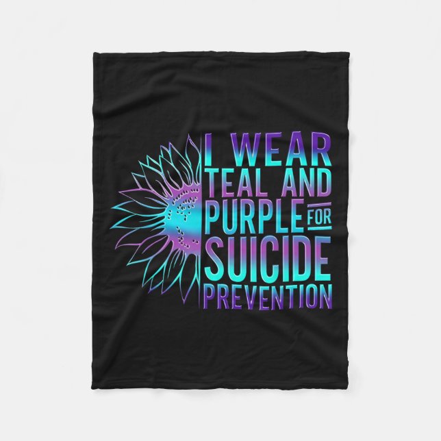 Manta Polar Suicide Awareness Suicide Prevention Suprt Survivo (Anverso)