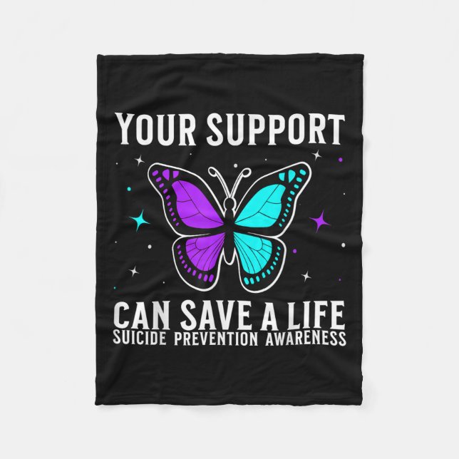 Manta Polar Suicide Awareness Suprt Suicide Prevention Awarene (Anverso)