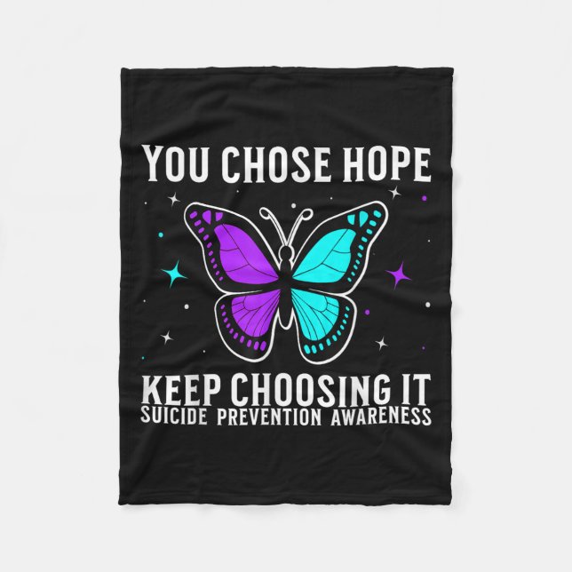 Manta Polar Suicide Awareness Suprt Suicide Prevention Awarene (Anverso)
