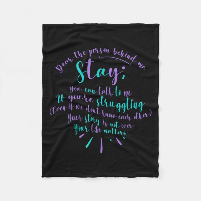 Manta Polar Suicide Prevention Advocate Person Behind The Caus (Anverso)