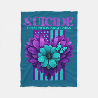 Manta Polar Suicide Prevention Awareness Usa Flag 