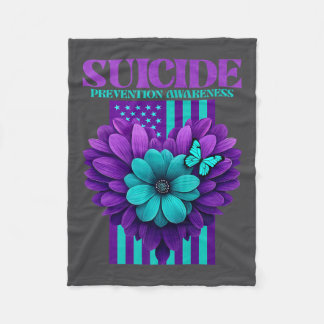 Manta Polar Suicide Prevention Awareness Usa Flag Premium 