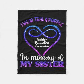 Manta Polar Suicide Prevention Shirt, Teal &amp; Purple In Mem