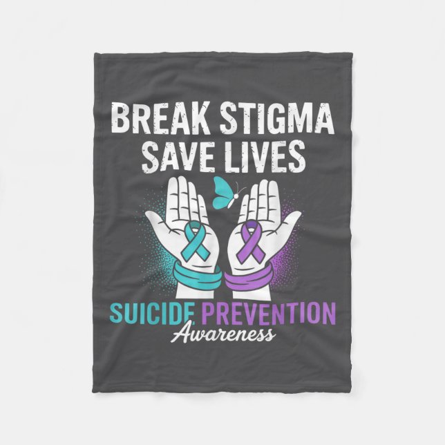 Manta Polar Suicide Prevention Suprt Break Stigma Suicide Awar (Anverso)