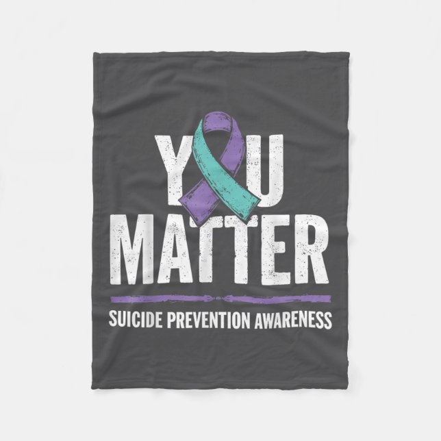 Manta Polar Suicides Prevention Shirts Suicide Awareness  (Anverso)