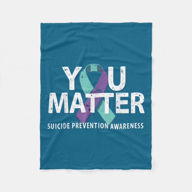Manta Polar Suicides Prevention Shirts Suicide Awareness  (Anverso)