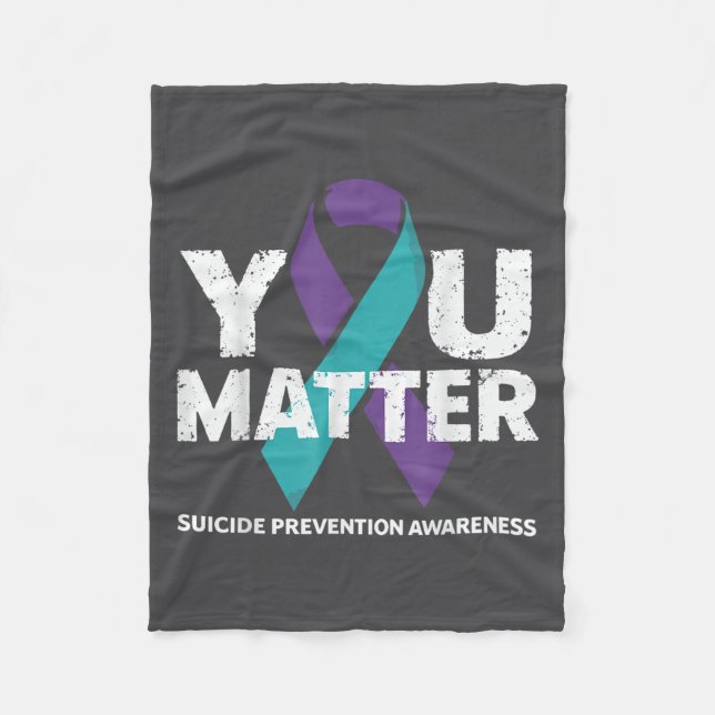 Manta Polar Suicides Prevention Shirts Suicide Awareness  (Anverso)