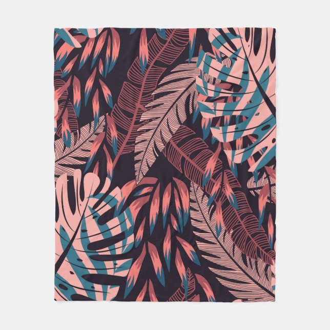 Manta Polar Summer bright seamless background with colorful tr (Anverso)