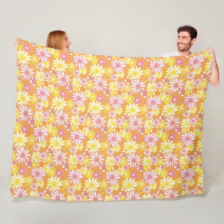 Manta Polar Summer Daisies Fleece Blanket