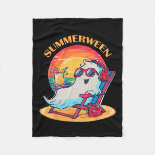 Manta Polar Summerween Cute Spooky Summer Ghost Halloween Love
