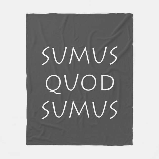 Manta Polar Sumus quod sumus (Anverso)