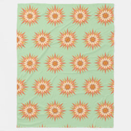 Manta Polar Sunburst Boho Fleece Blanket