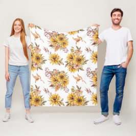 Manta Polar Sunflower acuático