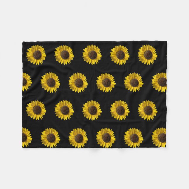 Manta Polar Sunflower Fleece Blanket (Frente (Horizontal))