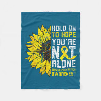 Manta Polar Sunflower Hope Suicide Prevention Awareness Yellow