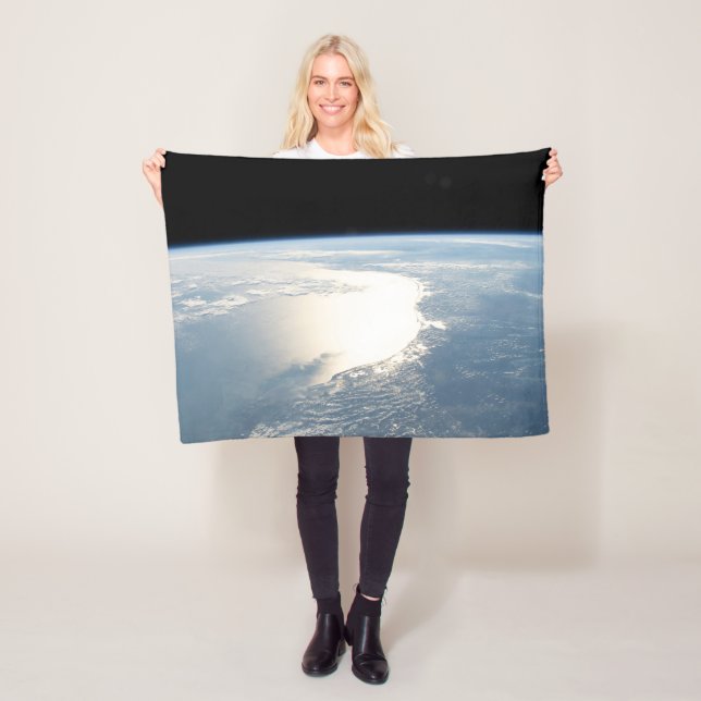 Manta Polar Sunglint Reflexiona Sobre El Golfo De México (In situ)