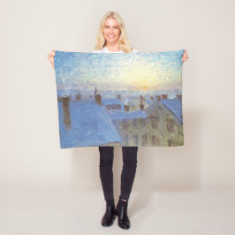 Manta Polar Sunrise over the Rooftops (por Eugène Jansson)