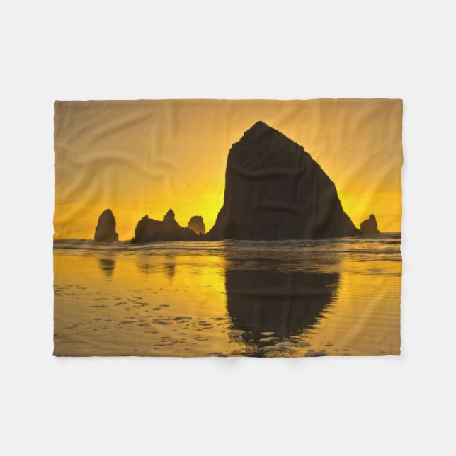 Manta Polar Sunset, Cannon Beach, Oregon, EE.UU. (Frente (Horizontal))