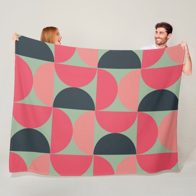 Manta Polar Sunset de verano moderno de mediados del siglo (In situ)