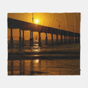 Manta Polar Sunset Ocean Beach Pier - Beach Sunset