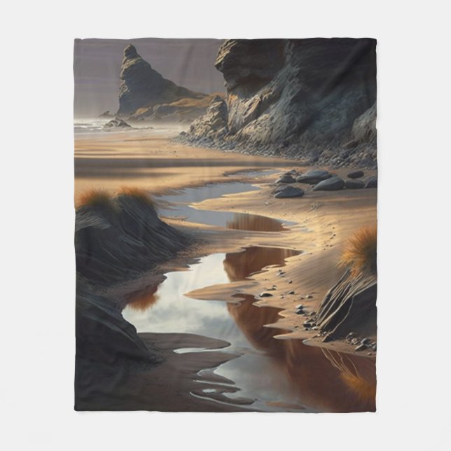 Manta Polar Sunset Shore (Anverso)
