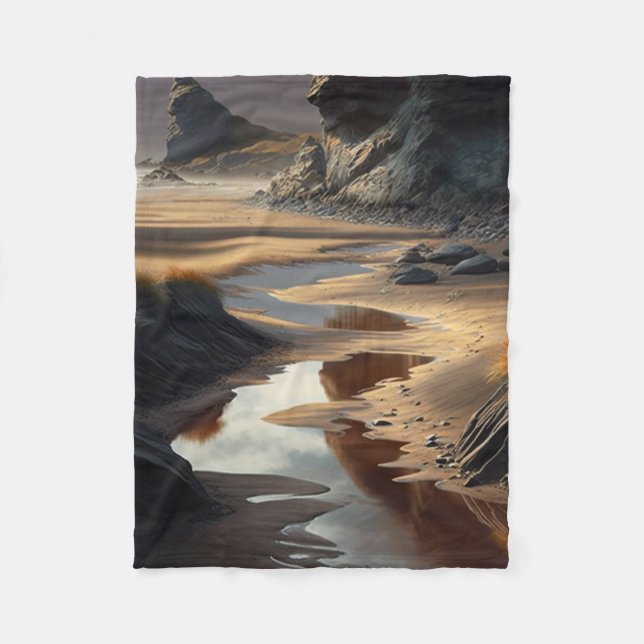 Manta Polar Sunset Shore (Anverso)