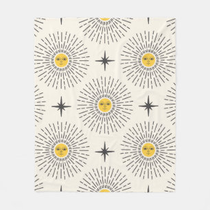 Manta Polar Sunshine con patrón Celestial sin foco