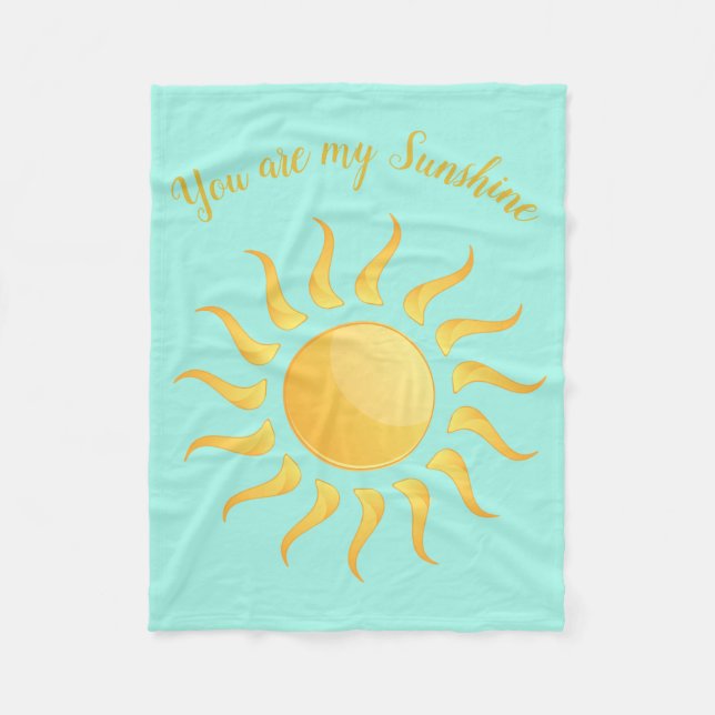 Manta Polar Sunshine Design Fleece Blanket (Anverso)