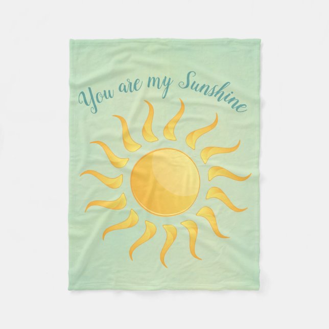 Manta Polar Sunshine Design Fleece Blanket (Anverso)
