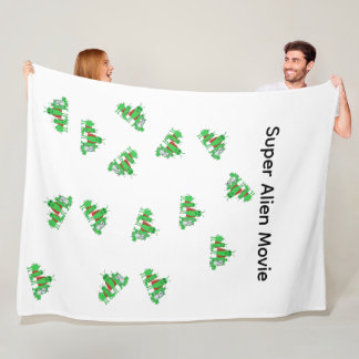 Manta Polar Super Alien Movie Full Character Blanket