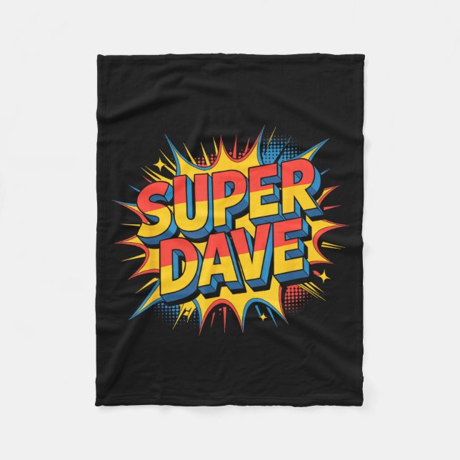 Manta Polar Super Dave Funny Name Daves  (Anverso)