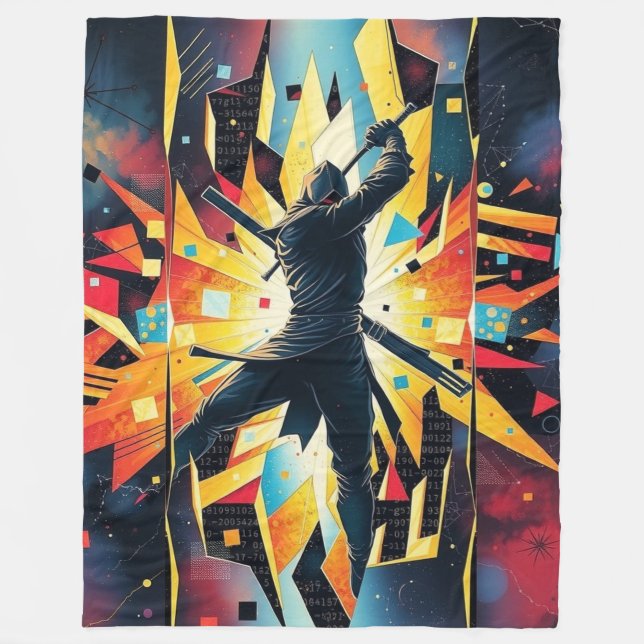 Manta Polar Super Héroe de Kapow (Anverso)