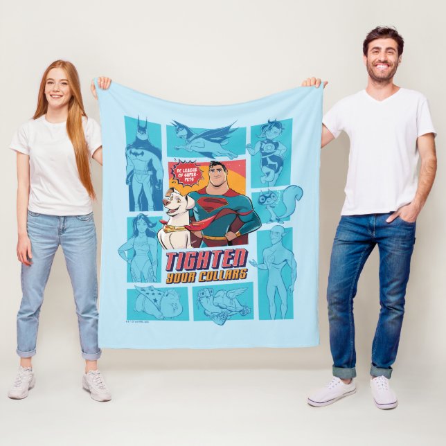 Manta Polar Super-Mascotas y Liga de la Justicia - Apriete tus (In situ)