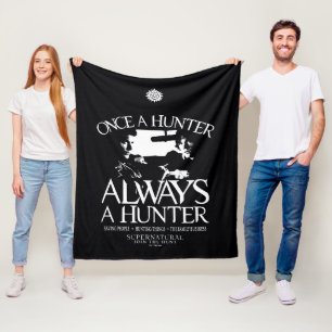 Manta Polar Supernatural "Una vez un cazador, siempre un cazad