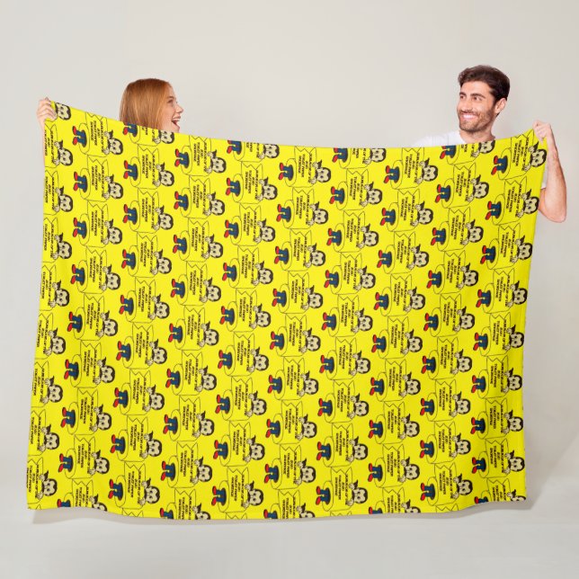 Manta Polar Superviviente de Amarillo Suave (In situ)