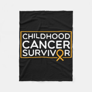 Manta Polar Superviviente de cáncer infantil Cinta de cáncer i